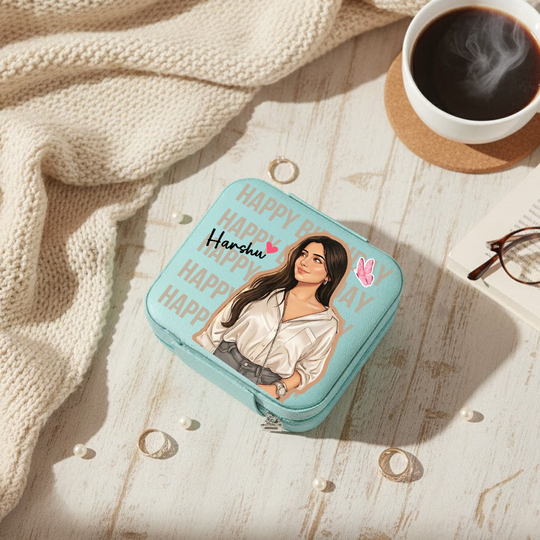 Personalized Jewellery Travel Case – A Thoughtful Birthday Gift for Her | Love Craft Gifts