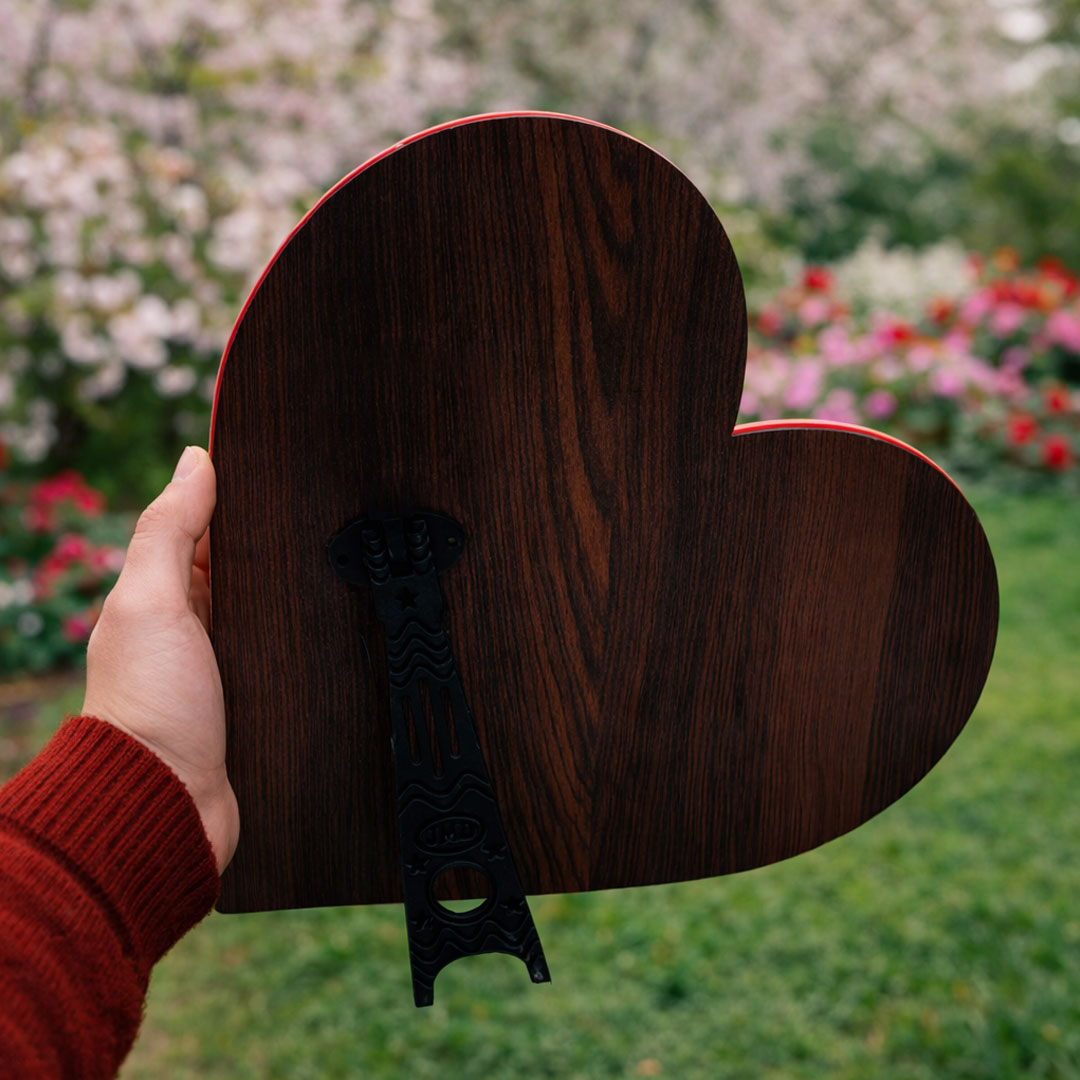 Be Mine Forever – Personalized Couple Heart Frame (9×9 Inch) | Love Craft Gifts