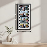 Personalized Film Strip Photo Frame with Custom Pictures 12x6 Inch | Love Craft Gifts