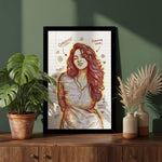 Personalized Doodle Art Photo Frame – Custom Wall Décor | Love Craft Gifts