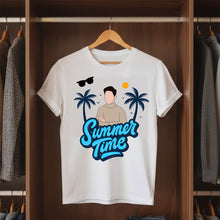 Personalized Summer Time Tropical White T-Shirt