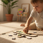 Personalized Wooden Name Puzzle for Kids | Custom Name Learning Toy | Love Craft Gifts