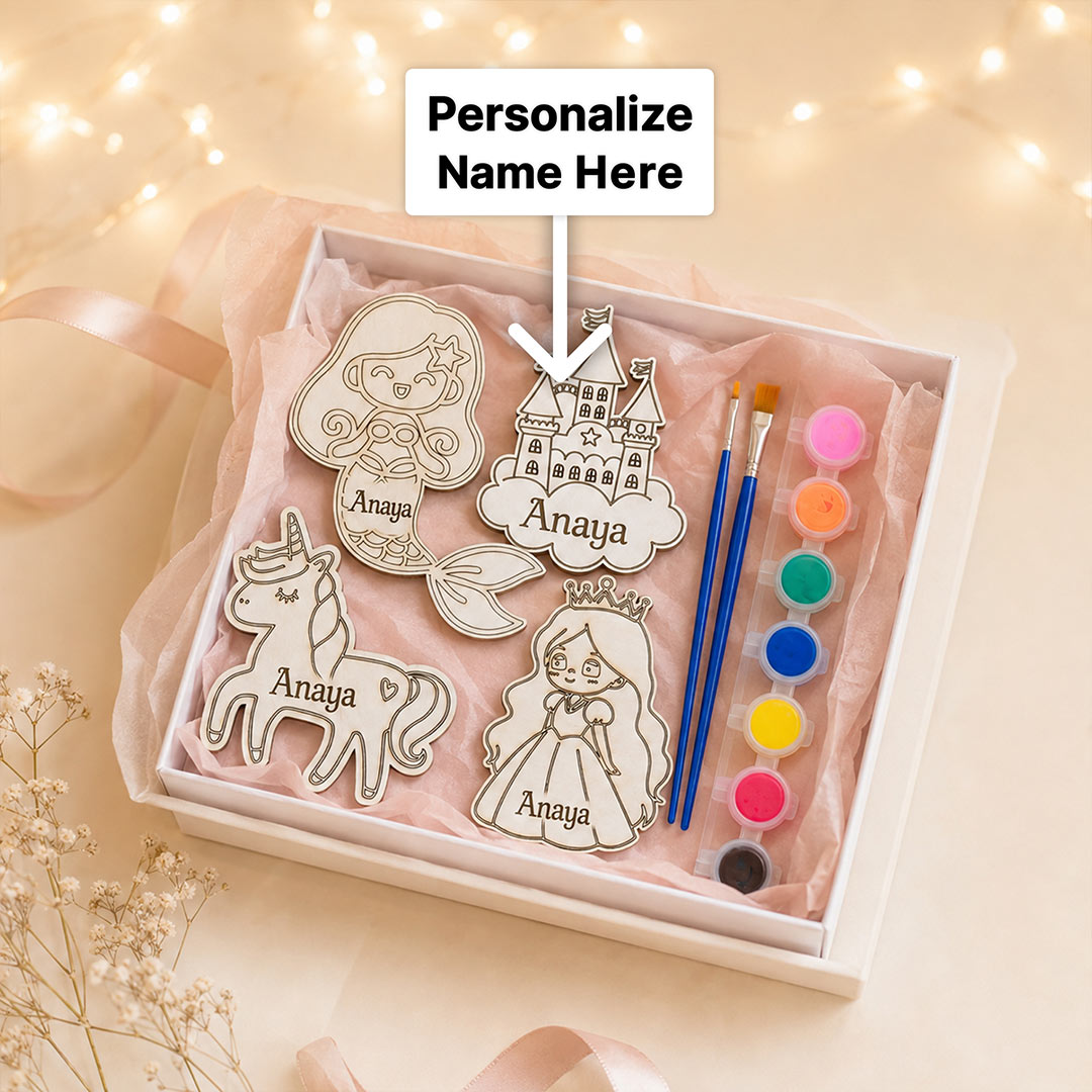 Personalized DIY Princess Painting Kit | Gift for Girls | Love Craft Gifts™