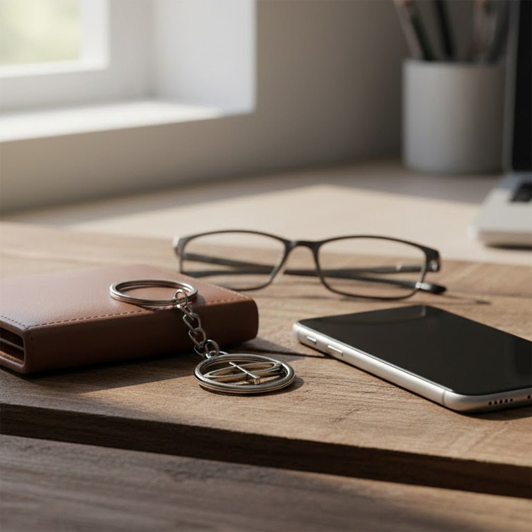 Parker Vector Gift Set Roller Ball Pen with Logo Round Key Chain – Premium Writing Gift Set | Love Craft Gifts