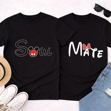 Couple Matching T-Shirts – “Soul Mate” Printed Cotton Tees for Couples