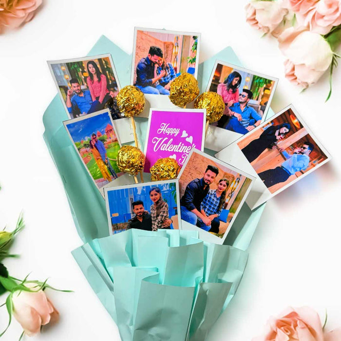 Customize Polaroid  Photo Bouquet - A memorable Gift- For Hisar