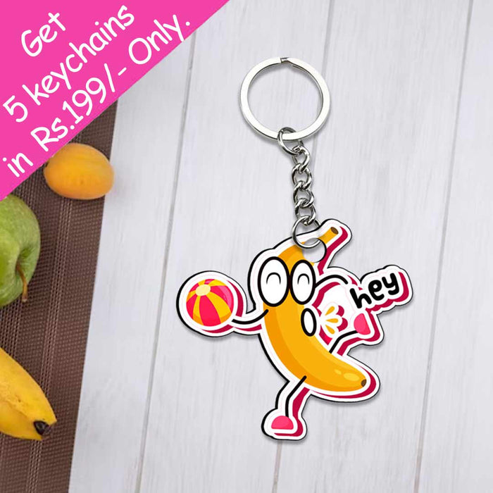 Fruity Delights: Fruit Keychain Collection | Love Craft Gifts