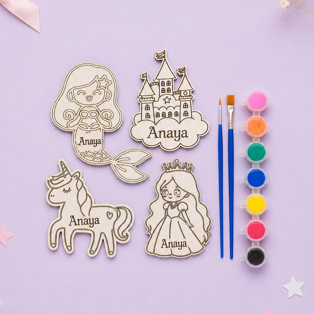Personalized DIY Princess Painting Kit | Gift for Girls | Love Craft Gifts™