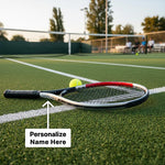Personalized Tennis Racket with Name | Love Craft Gifts