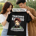 Personalized Anime Shadow Ninja Name T-Shirt for Men & Women – Custom Printed Black Tee | Love Craft Gifts