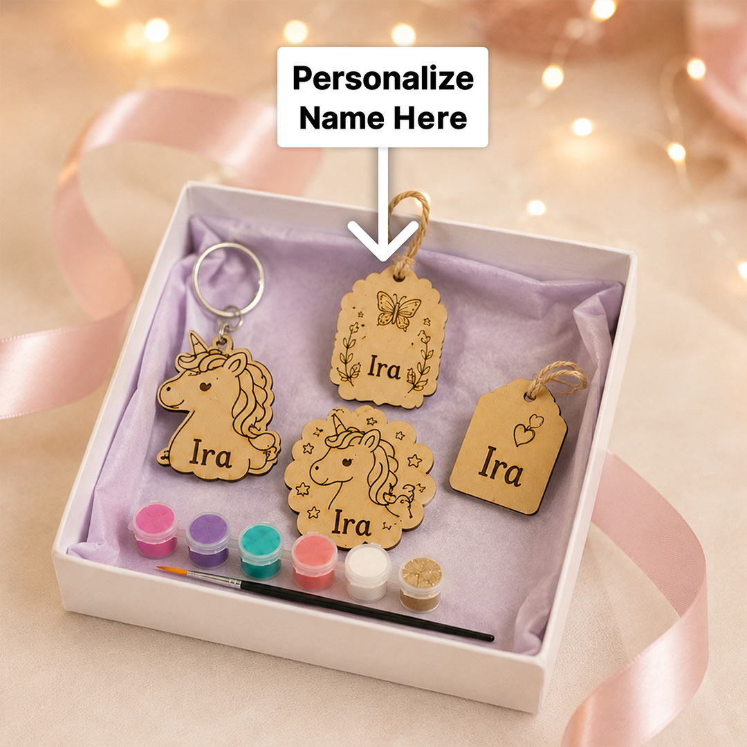 Personalized DIY Unicorn Painting Kit for Kids | Creative Gift for Kids | Love Craft Gifts™