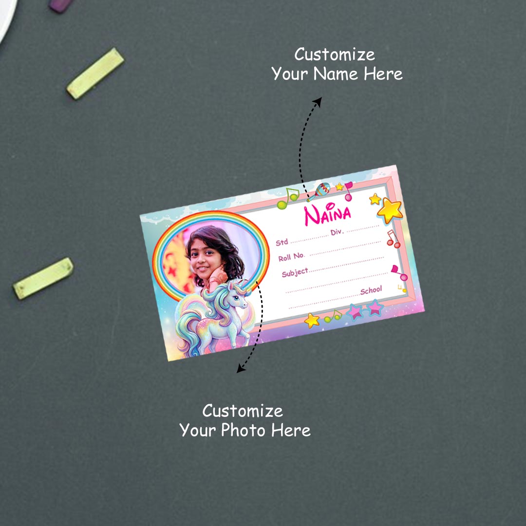 Customized School Labels With Name