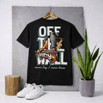 Off The Wall Skater Graphic Print Black T-Shirt – Unisex Casual Wear | Love Craft Gifts