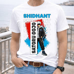 Personalized Street Anime Name T-Shirt for Men & Women – Custom Printed White Graphic Tee | Love Craft Gifts