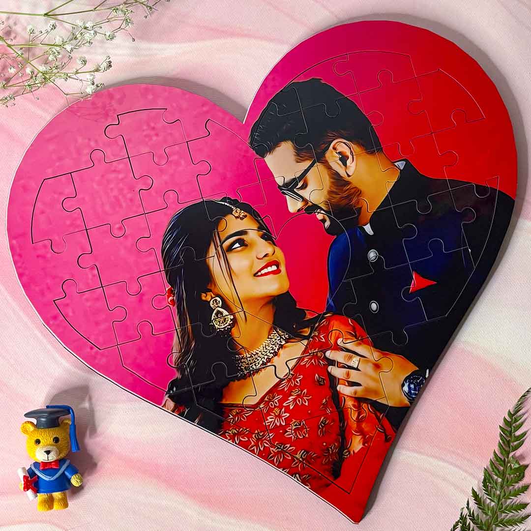 Customized Heart Shape Puzzle for Valentine