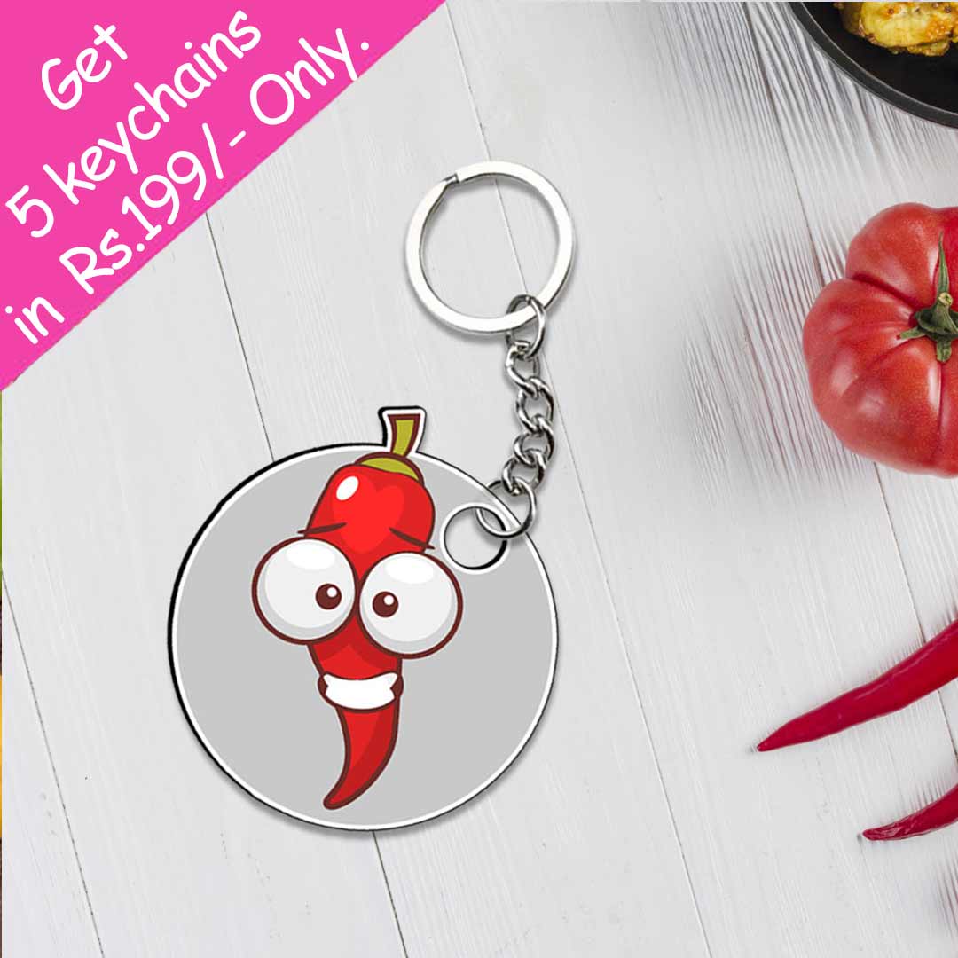 Greens on the Go: Vegetable Keychain Collection | Love Craft Gifts