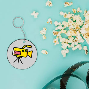Videographer / Video Camera Keychain | Love Craft Gifts