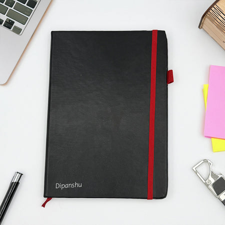 Personalized PVC Cover Notebook – Custom Name & Logo Diary