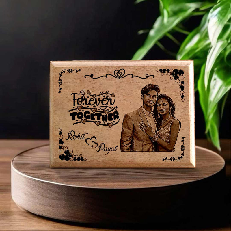 Wooden Engraving Frame