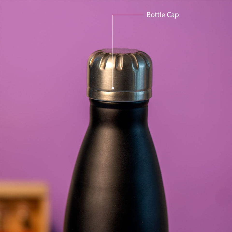 Buy Black Stainless Still Water Bottle