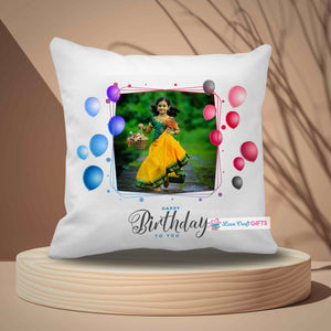 BIRTHDAY SPECIAL CUSHION AND ALPHABET FRAME COMBO | love craft gift