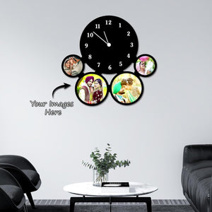 Customized Couple Photo Wall Clock
