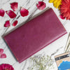 Customized Ladies Clutch Cherry Color