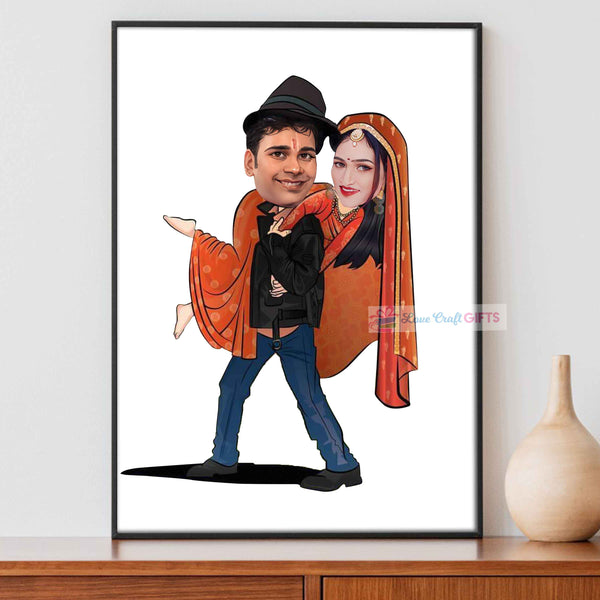 Custom Caricature, Love Gift, Personalised Caricature,created From  Photo,present,hand Painted,2 Person,funny Drawing, Pastel, Handmade, Art -  Etsy