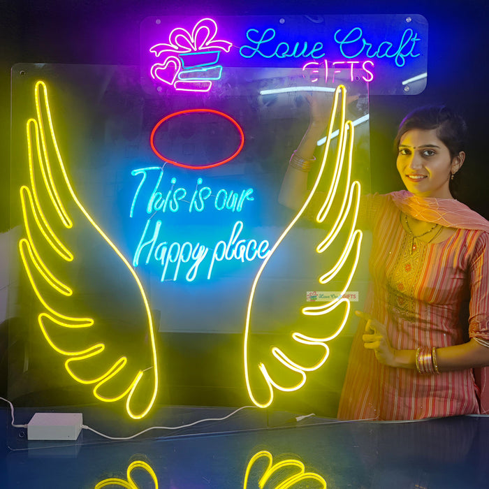 WINGS SPECIAL NAME NEON LIGHT FRAMES