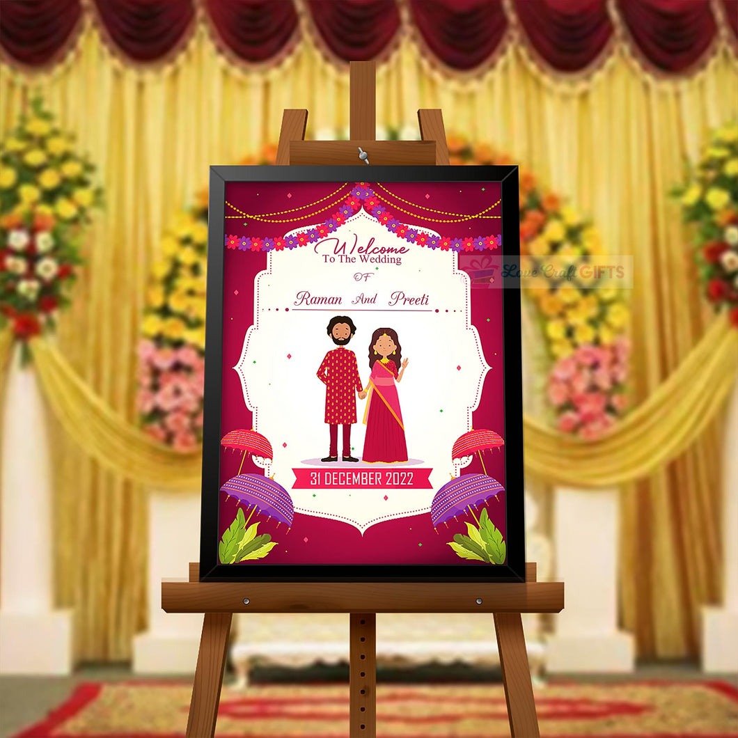 CUSTOMIZED ENGAGEMENT CEREMONY BOARD