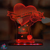 Personalized 3d Acrylic Happy Birthday LED Lamp