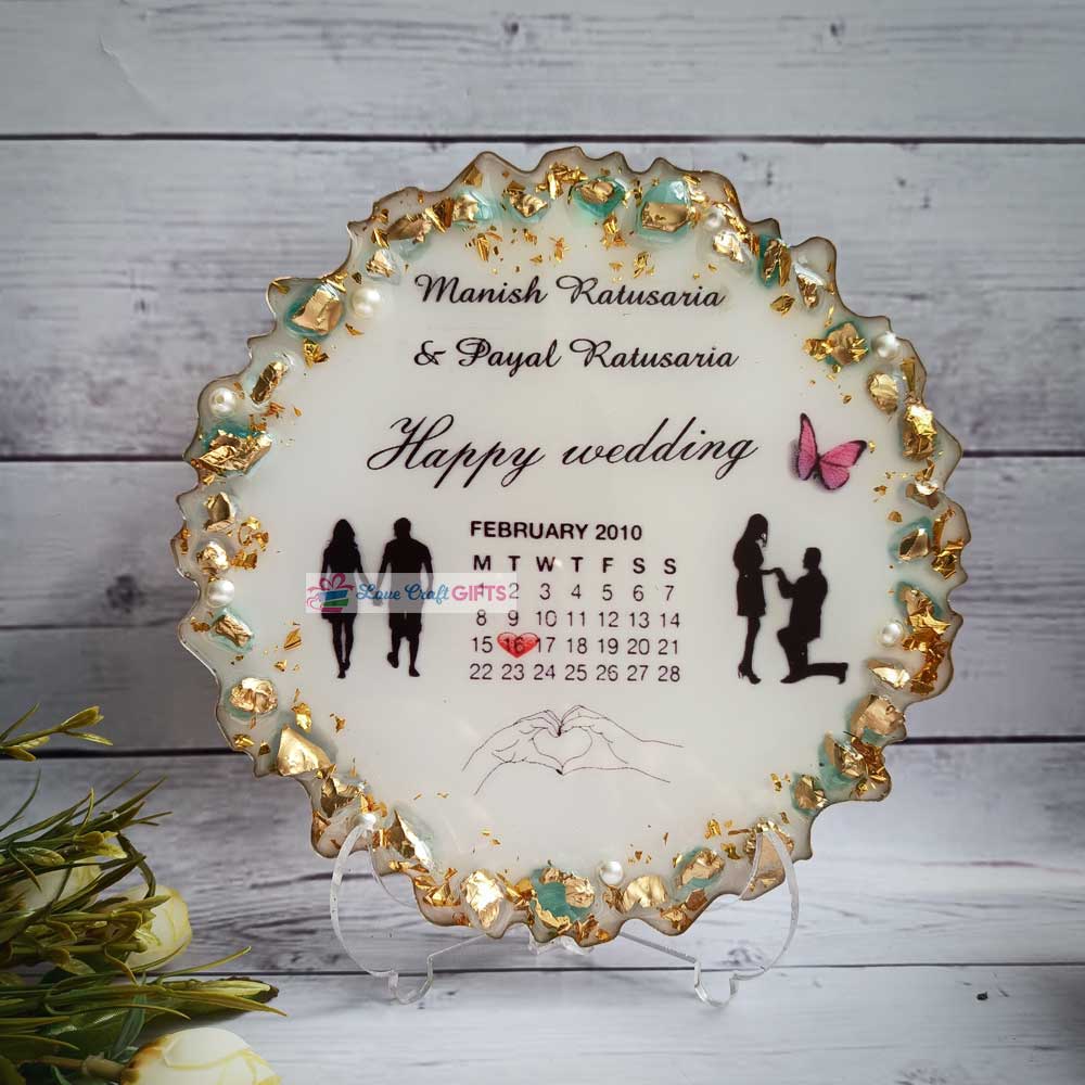 Special Resin Calendar Date Frame love craft gift - love craft gift