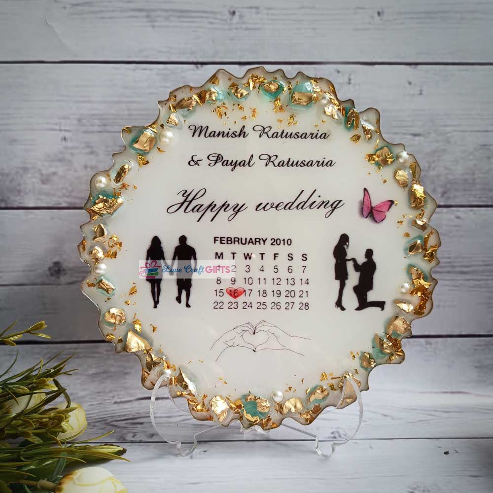Special Resin Calendar Date Frame | love craft gift