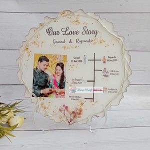 Special Resin Love Story Frame | love craft gift