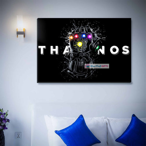 Special Colourful Thanos Canvas Frame | love craft gift