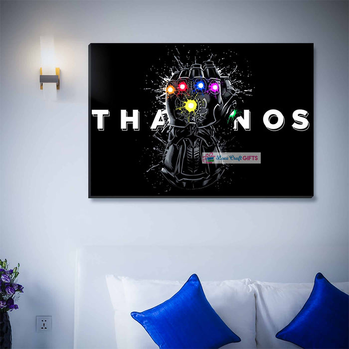 Special Colourful Thanos Canvas Frame | love craft gift