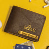 Premium Color Leather Wallet - Brown Clay