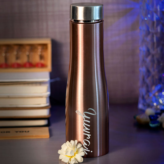 Customized Golden Stainless Water Bottle