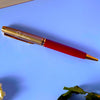 Customized Red and Golden Metallic Finish Ball Pen