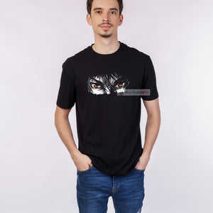 Men's Black Cool Printed T-Shirt