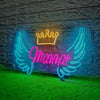 WINGS SPECIAL NAME NEON LIGHT FRAMES love craft gift - 2