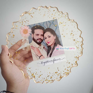 Special Transparent Round Resin Frame | love craft gift