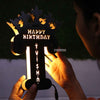 WOODEN ALPHABET T LED NAME LAMP | love craft gift