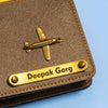 Premium Color Leather Wallet - Dark Brown