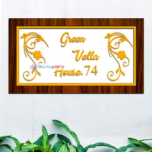Unique Wooden Home Name Plates | love craft gift