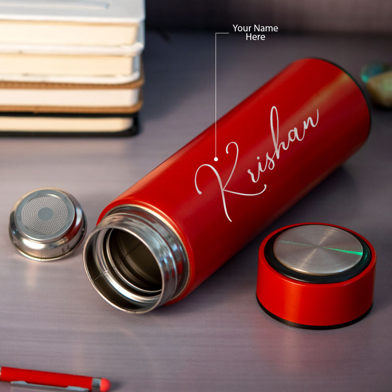 Red Stainless Steel Water Bottle | Love Craft Gifts