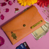 Personalized Tan Color Ladies Clutch