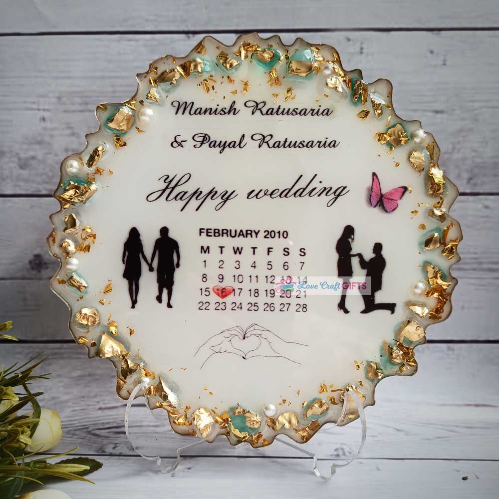 Special Resin Calendar Date Frame love craft gift - love craft gift