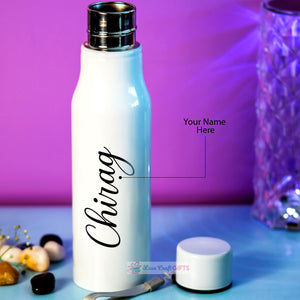 Customized White Stainless Steel Water Bottle