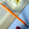 Customized Orange Metallic Finish Ball Pen